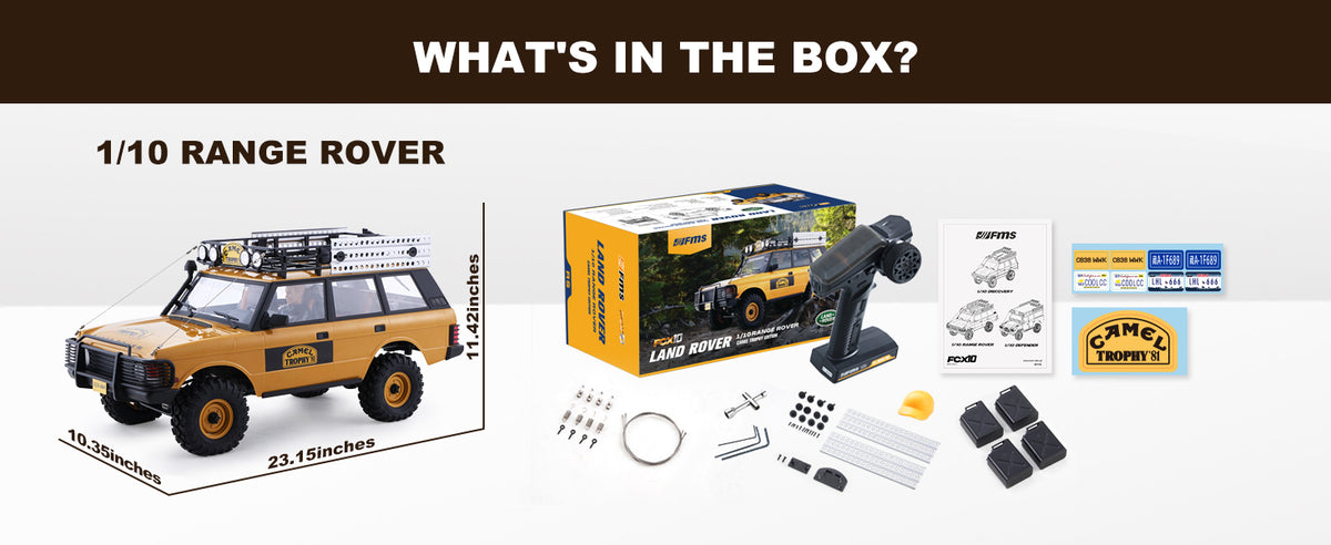 FMS FCX10 1:10 Land Rover Range Rover Off Road RC Truck