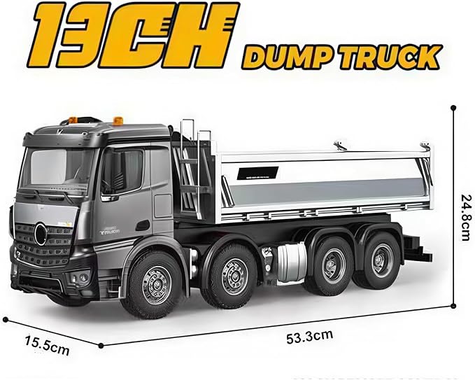 Huina 1536 Pro 1:14 8WD 21 Inch Alloy RC Dump Truck