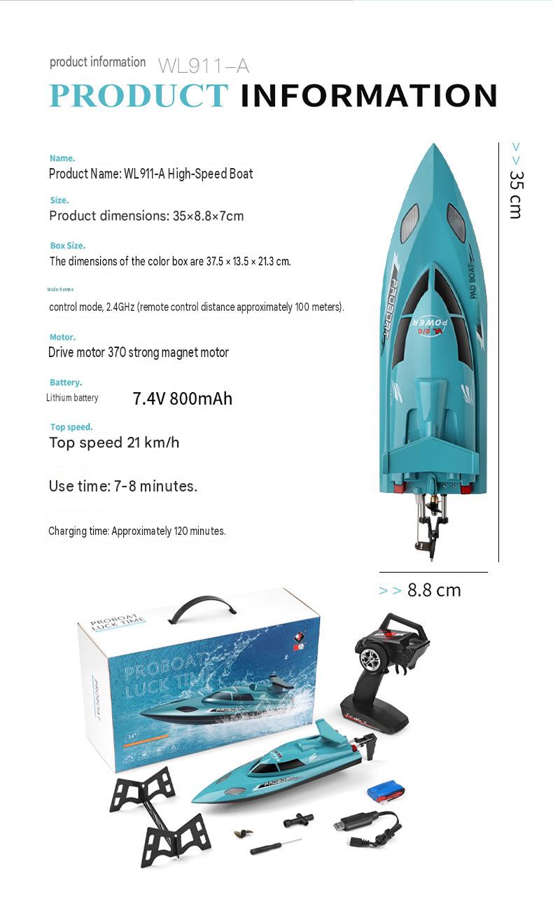 WLtoys WL911-A High Speed RC Boat