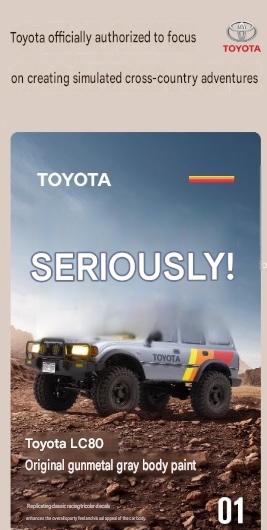 FMS FCX 1:10 4WD Off Road RC Toyota LC80 Climbing Vehicle