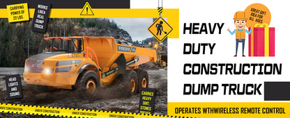 DOUBLE E Volvo E581 1:25 RC Dump Truck