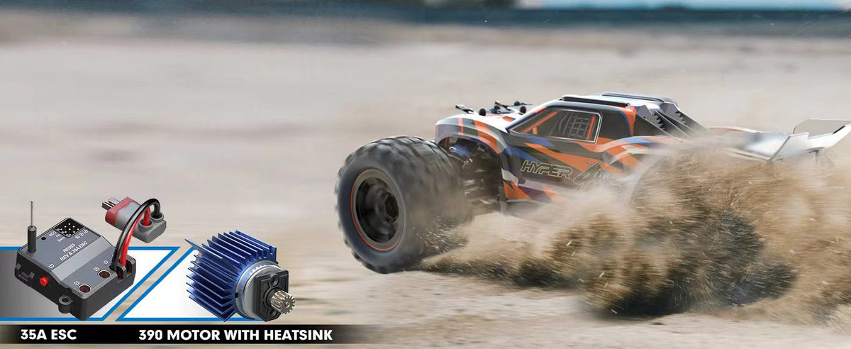 HYPER GO H16DR 1:16 4WD High-Speed RC Monster Truck