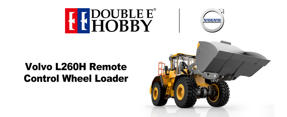 DOUBLE E Volvo L260H 1:16 Alloy 4WD RC Wheel Loader