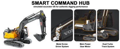 DOUBLE E Volvo EC160E 1:14 Full Metal RC Excavator