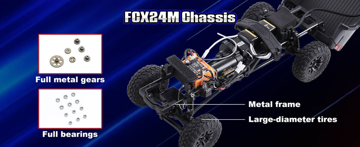 FMS 1:24 FCX24M Toyota Tacoma S 4WD RC Crawler