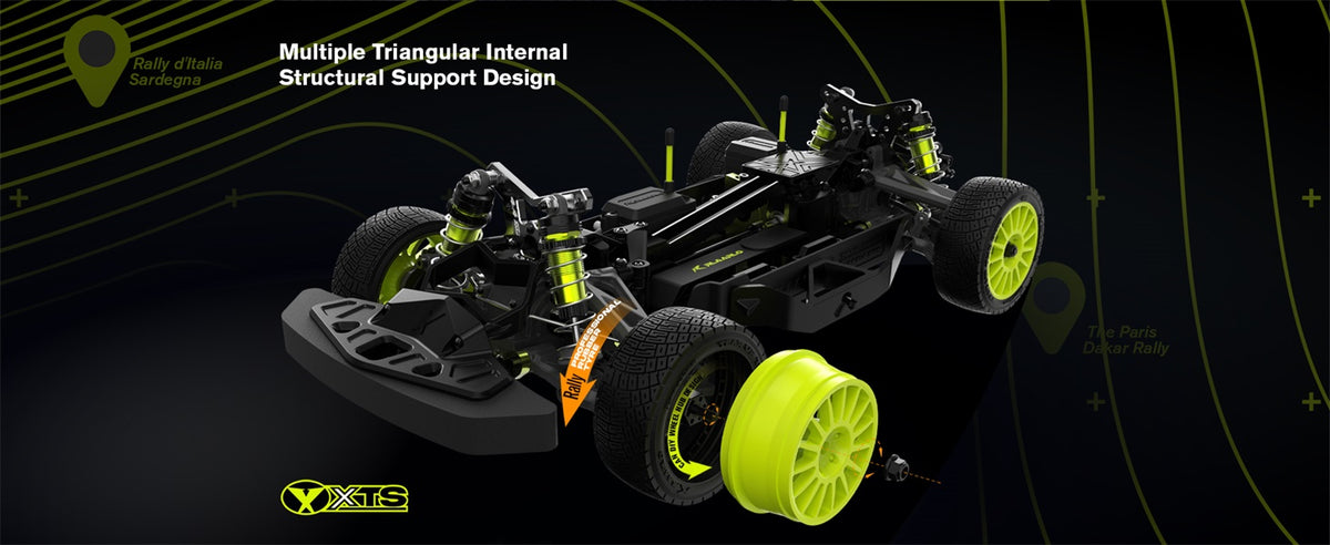 Rlaarlo XTS-F10 1:10 Brushless 4WD High Speed RC Rally Car