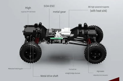 F150 1:12 4WD Off-Road RC Pickup Truck with LED Lights