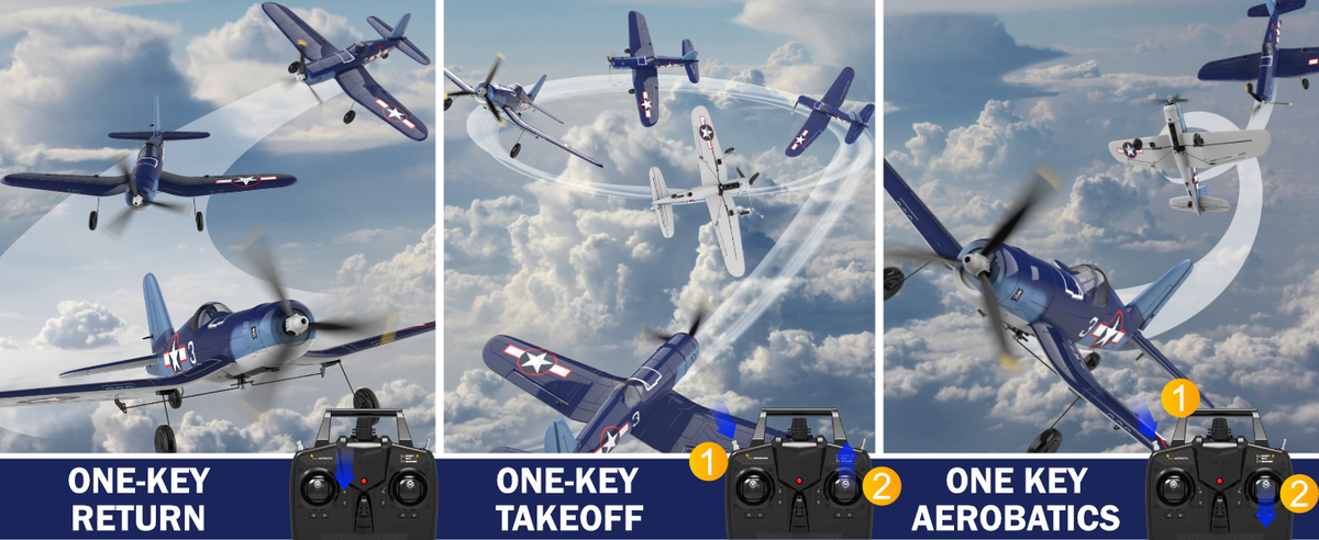 VOLANTEXRC F4U Corsair 4 Channel RC Airplane