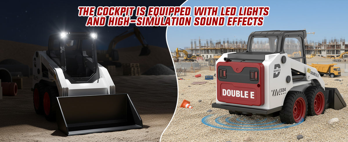DOUBLE E E594 1:14 RC Skid Steer Loader