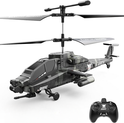DEERC RC Helicopter With LED Lights And Altitude Hold