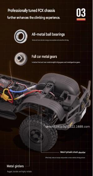 FMS FCX 1:10 4WD Off Road RC Toyota LC80 Climbing Vehicle