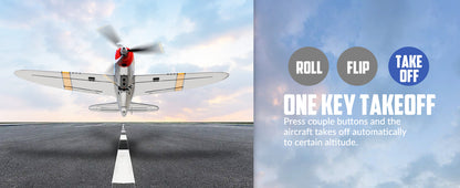 VOLANTEXRC P-47 Thunderbolt 4 Channel RC Airplane