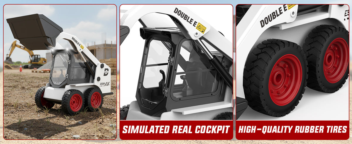 DOUBLE E E594 1:14 RC Skid Steer Loader