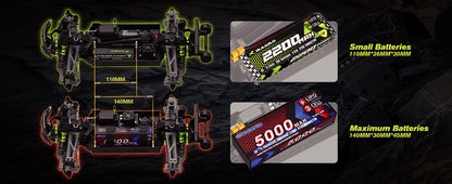 RIAARIO Carbon Fiber Omni Terminator 1:10 4WD Brushless Monster Truck