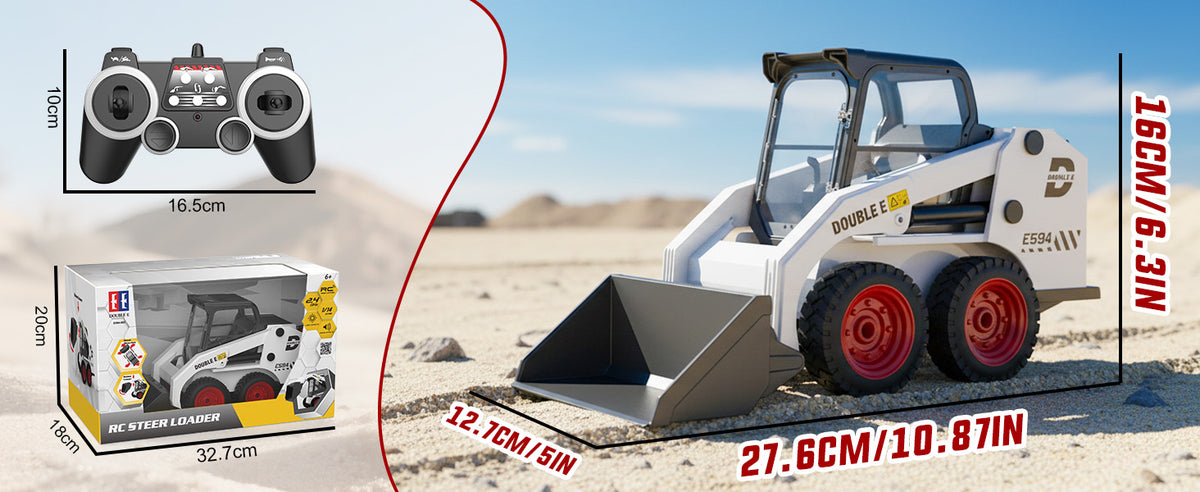 DOUBLE E E594 1:14 RC Skid Steer Loader