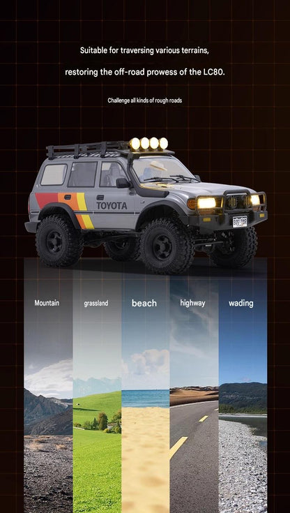 FMS FCX 1:10 4WD Off Road RC Toyota LC80 Climbing Vehicle