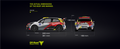 RLAARLO XTS-P12 1:12 Brushless RC Rally Car