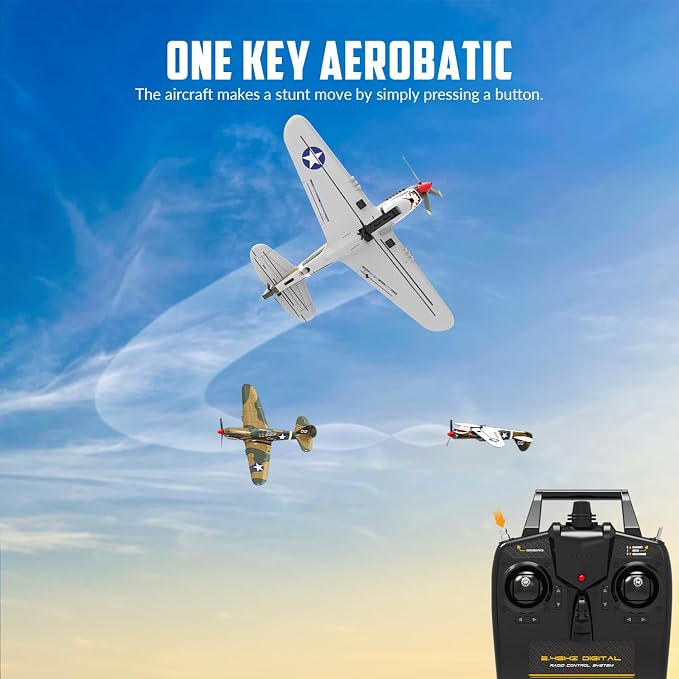 VOLANTEXRC 4 Channel P40 Fighter RC Airplane