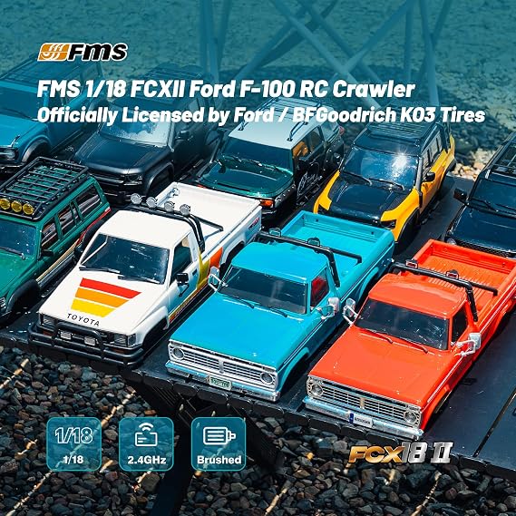 FMS 1:18 FCX18 II Ford F-100 RC Rock Crawler