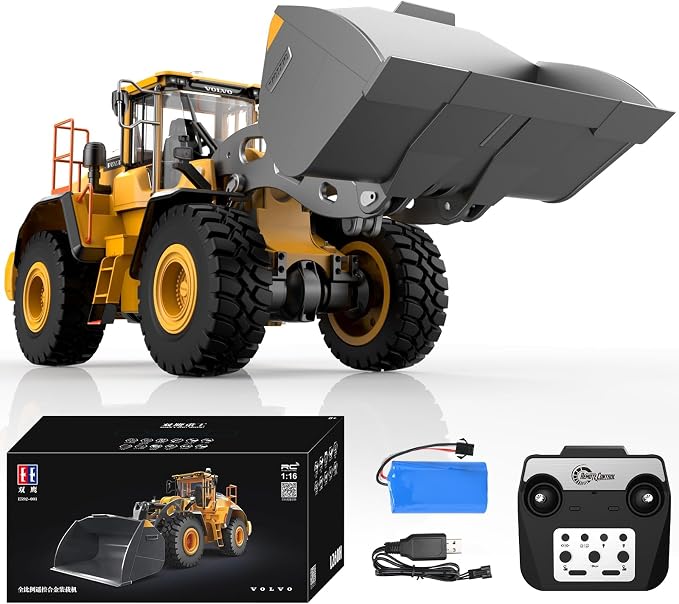 DOUBLE E Volvo L260H 1:16 Alloy 4WD RC Wheel Loader