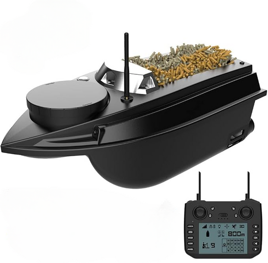 V030 Remote Control GPS Bait Boat With LCD Screen And LED Lights