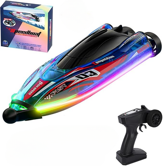 Brushless RC Boat With Self Righting And LED Light