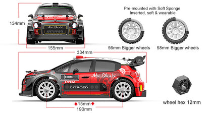 14303 1:14 Drift Rally RC Car