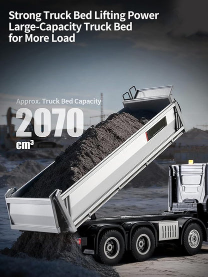 Huina 1536 Pro 1:14 8WD 21 Inch Alloy RC Dump Truck
