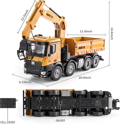 HUINA 1:14 RC Wood Grabber Dump Truck