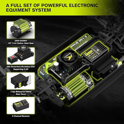 Rlaarlo Gladiator ROG1 1:14 Brushless 4WD High Speed RC Monster Truck