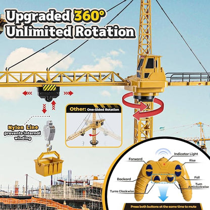 Mini Tudou 8063E 2.4GHz RC Tower Crane