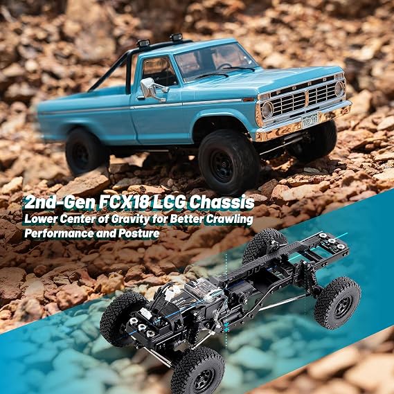 FMS 1:18 FCX18 II Ford F-100 RC Rock Crawler