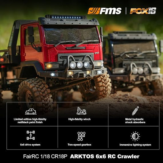 1:18 CR18P Arktos 6WD RC Crawler