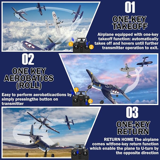 VOLANTEXRC F4U Corsair 4 Channel RC Airplane