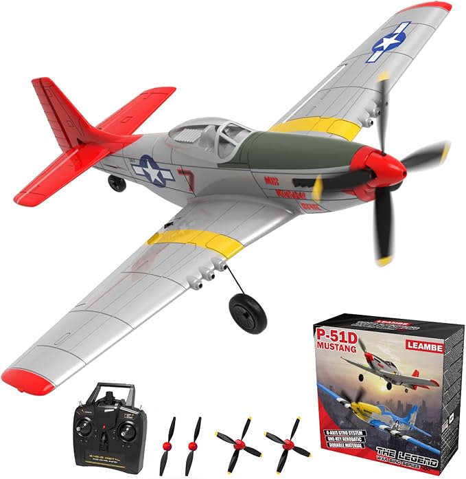 VOLANTEXRC P51 Mustang 4 Channel RC Airplane