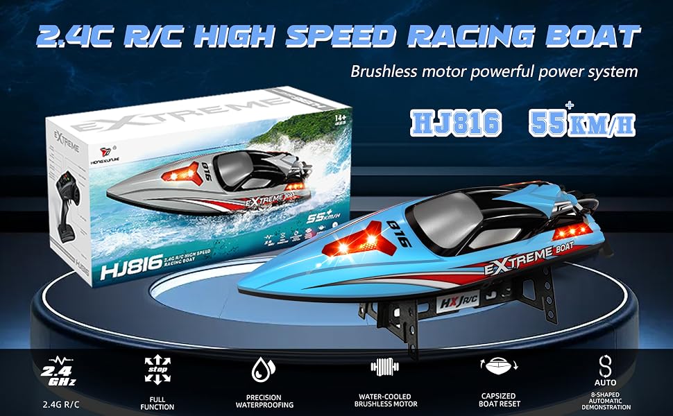 HJ816 Brushless RC High Speed Boat