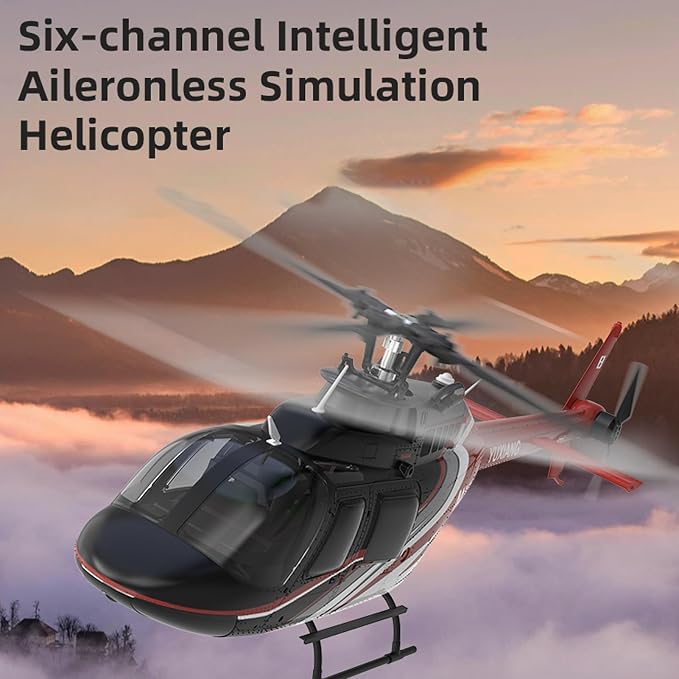 F08 1:27 Bell 206 6CH Pro RC Helicopter