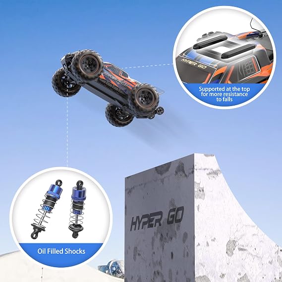 HYPER GO H16DR 1:16 4WD High-Speed RC Monster Truck