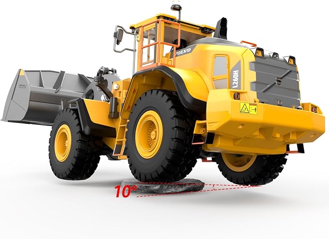 DOUBLE E Volvo L260H 1:16 Alloy 4WD RC Wheel Loader