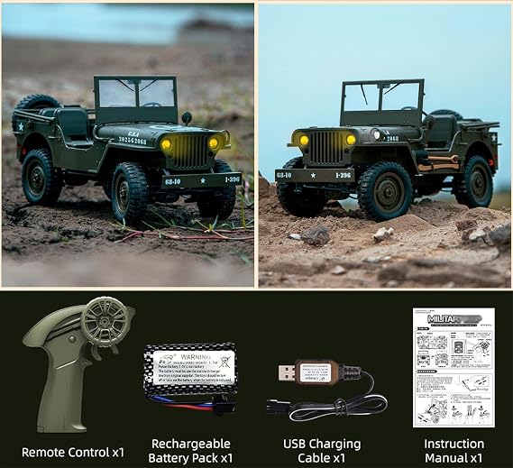 C8815 1:10 4WD Military RC Rock Crawler