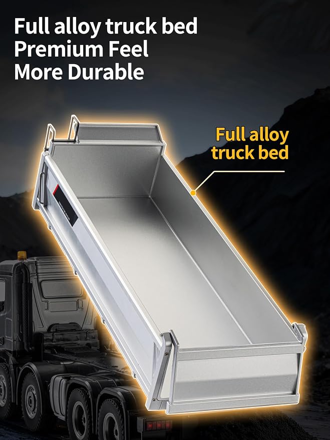 Huina 1536 Pro 1:14 8WD 21 Inch Alloy RC Dump Truck