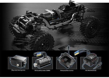 MJX 1:12 H12Y+ Brushless 4WD Off Road Climbing Car