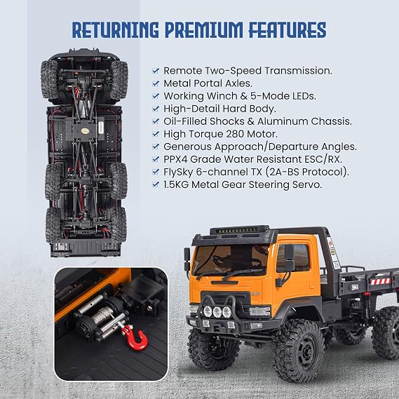 HOBBYPLUS ARKTOS 1:18 6WD RC Rock Crawler