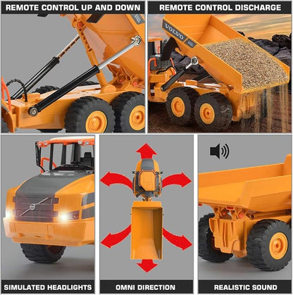 DOUBLE E Volvo E581 1:25 RC Dump Truck