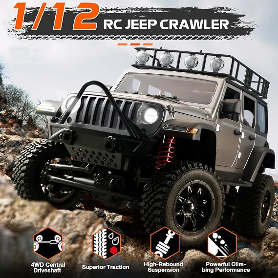 MN128 1:12 4WD Off Road Brushed RC Rock Crawler
