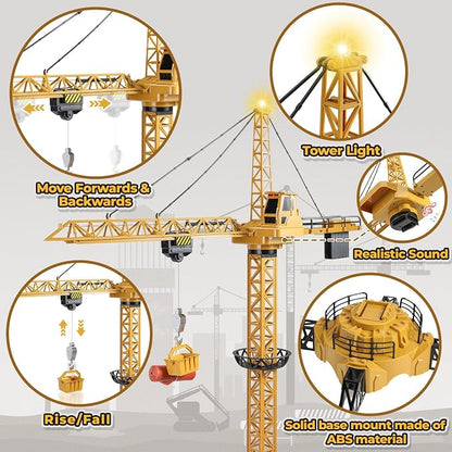 Mini Tudou 8063E 2.4GHz RC Tower Crane