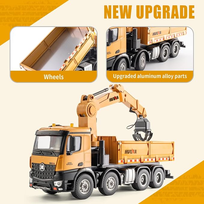 HUINA 1:14 RC Wood Grabber Dump Truck