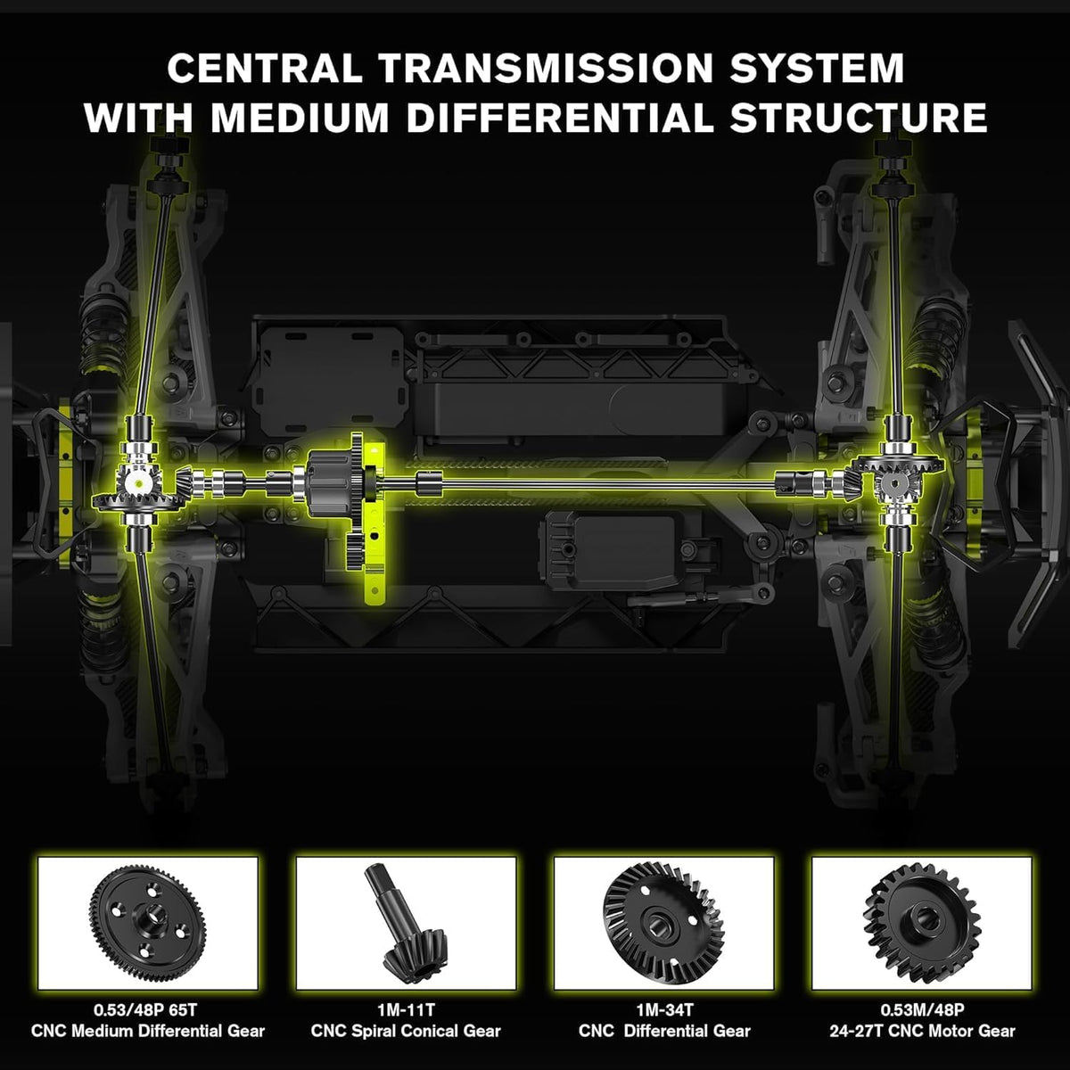 RIAARIO Carbon Fiber Omni Terminator 1:10 4WD Brushless Monster Truck