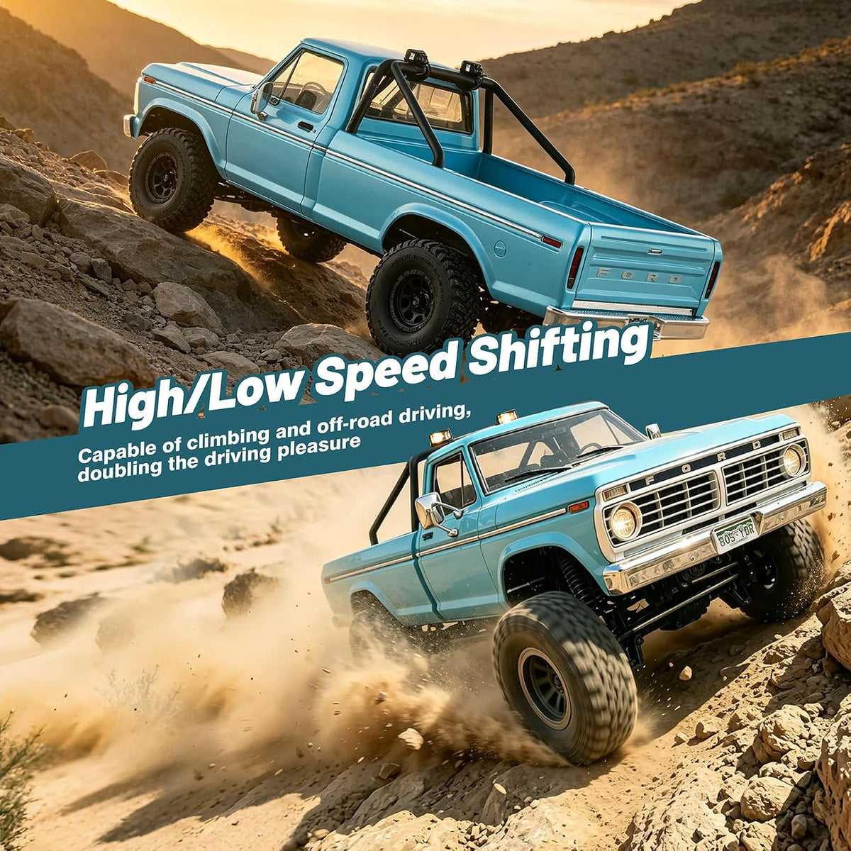 FMS 1:18 FCX18 II Ford F-100 RC Rock Crawler
