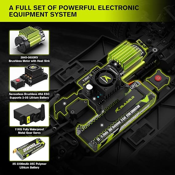 RLAARLO XTS-P12 1:12 Brushless RC Rally Car